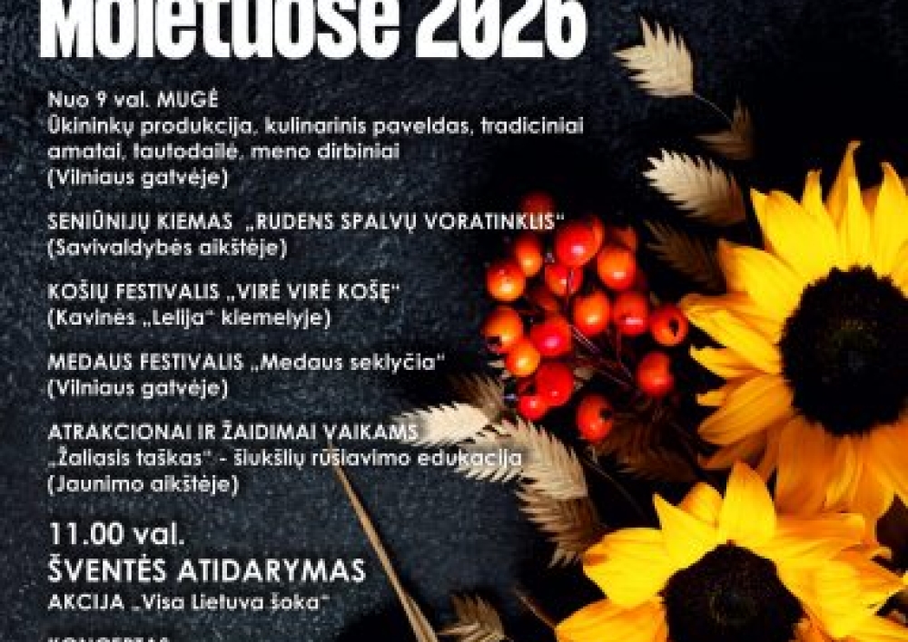 Jau rytoj – Rudens šventė Molėtuose