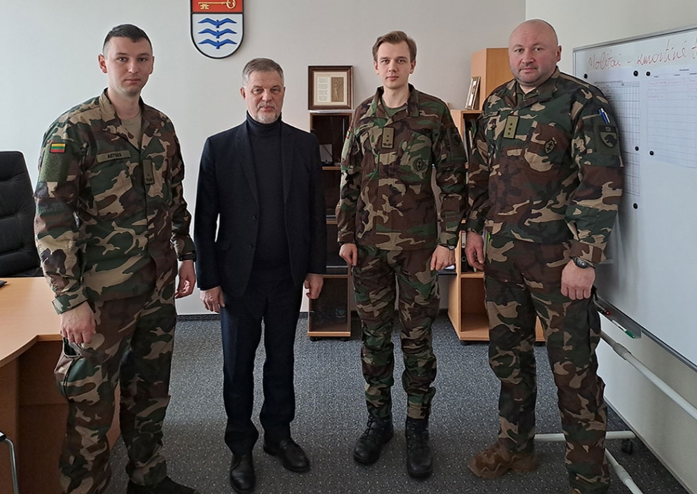 Meras susitiko su Šaulių sąjungos atstovais