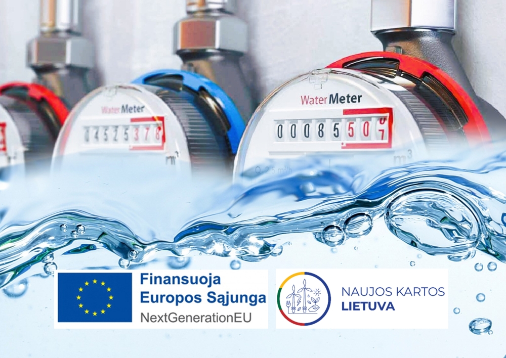 Pradedami keisti vandens skaitikliai Molėtų daugiabučiuose namuose
