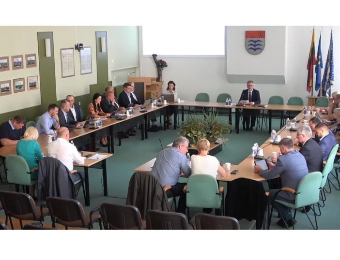 Rugsėjo 27 d. savivaldybės tarybos posėdyje